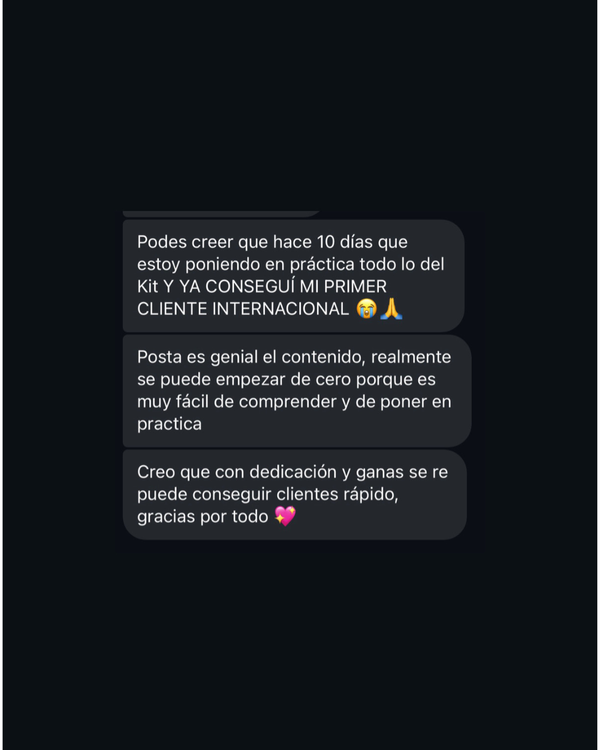 Captura de reseña de cliente