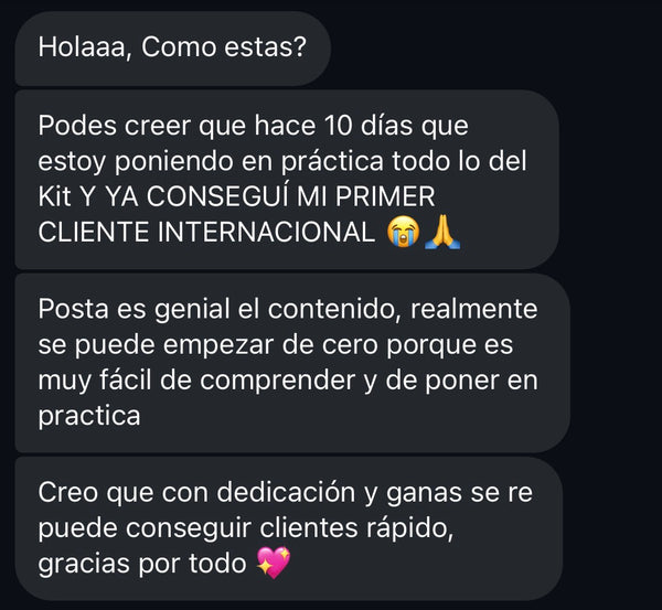 Captura de reseña de cliente
